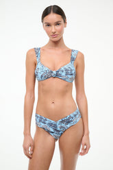 JANIE BIKINI TOP | SKY TOILE