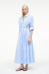 CHI MIDI DRESS | VENTURA STRIPE
