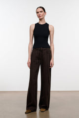 GUS RELAXED JEAN | ESPRESSO STRIPE