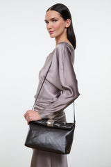 CUFF CLUTCH | ESPRESSO LEATHER