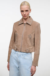 HUGO SUEDE JACKET | DUNE