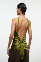 CHARLI SILK TOP | PEAR