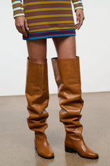 ARLO OVER THE KNEE BOOT | CASHEW DISTRESSED