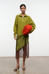 HUDSON CASHMERE SWEATER | PEAR
