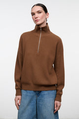 HUDSON CASHMERE SWEATER | CIGAR