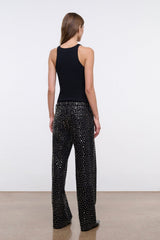 GUS STUDDED RELAXED JEAN | BLACK