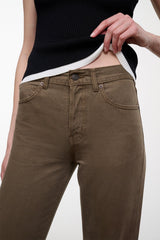 TEDDY STRAIGHT JEAN | GREIGE