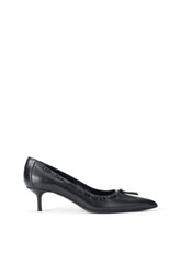 SEBASTIAN KITTEN HEEL PUMP | BLACK
