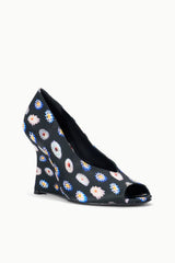 BRIGITTE PEEP TOE WEDGE | GLASSWORK