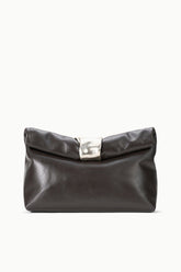 CUFF CLUTCH | ESPRESSO LEATHER