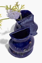 CERAMIC VASE BOOKENDS | POLKA DOT