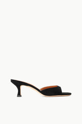 BRIGITTE SUEDE MULE | BLACK