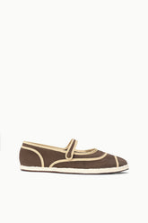 NORA ESPADRILLE FLAT | ESPRESSO
