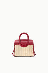 MAUDE MINI WICKER CARRYALL | NATURAL ROUGE