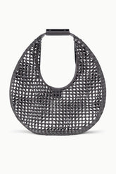 LARGE MOON BAG | ESPRESSO KNOTTED