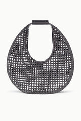 LARGE MOON BAG | ESPRESSO KNOTTED