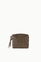 MAE HAND-WOVEN WALLET | TRUFFLE