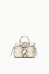 MAUDE MINI CARRYALL | WHITE SNAKE
