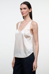 YVES SILK TANK | IVORY