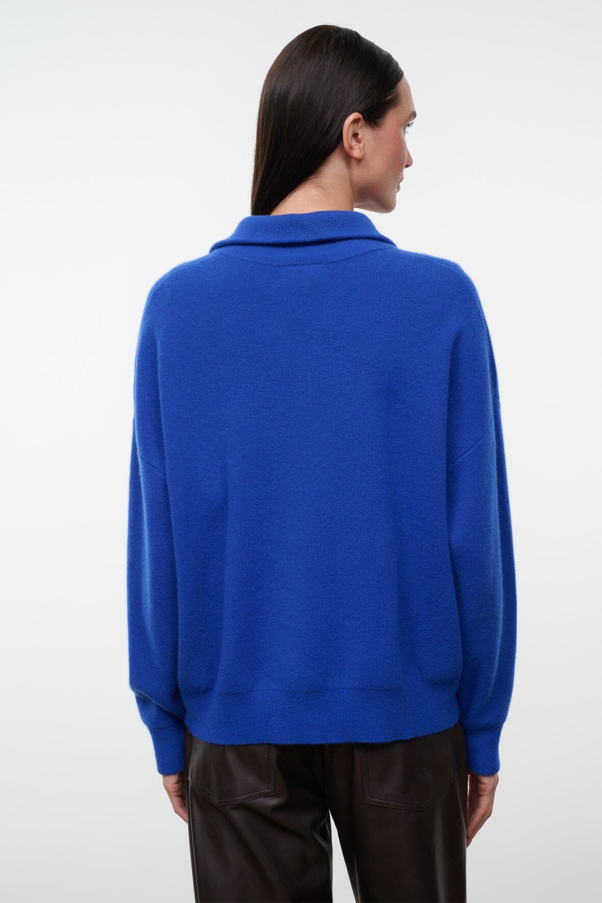 HUDSON CASHMERE SWEATER | COBALT