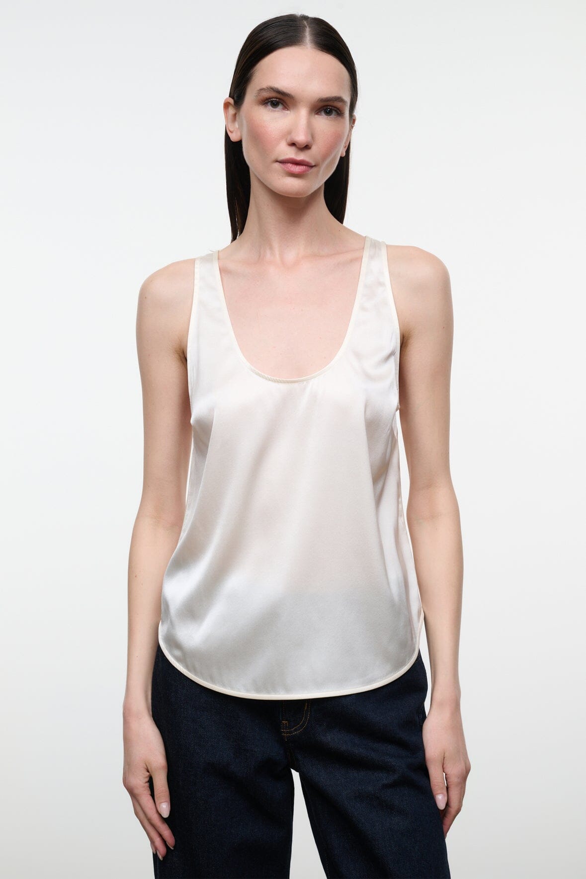 YVES SILK TANK | IVORY