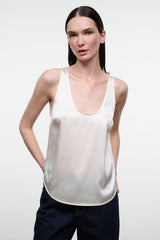 YVES SILK TANK | IVORY