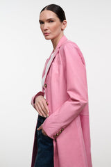 WYATT LEATHER COAT | WILD ROSE