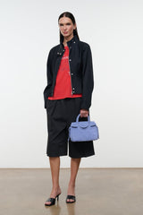 MAUDE MINI CARRYALL | CIELO SUEDE