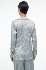 SUKI SHIRT | SILVER SAGE PLISSE