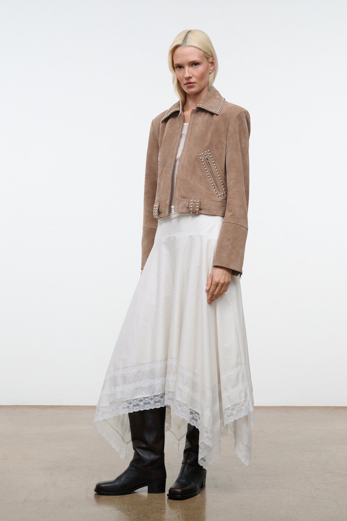 HUGO SUEDE JACKET | DUNE