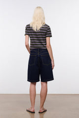 TREVOR BERMUDA SHORT | INDIGO