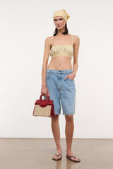 MAUDE MINI WICKER CARRYALL | NATURAL ROUGE