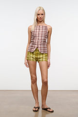 NILO SHORT | PEPPERONCINI PLAID