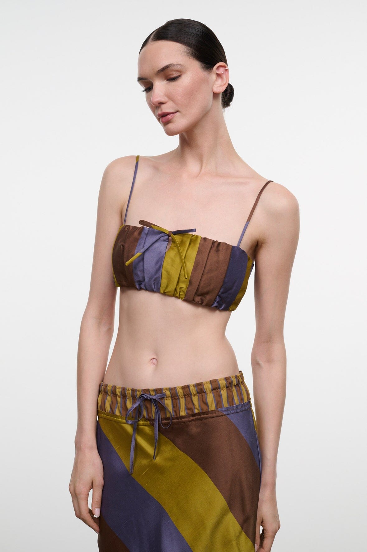 SADE SILK TOP | SIENNA STRIPE