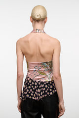 MAEVA SILK TOP | TAPESTRY ROSE MULTI
