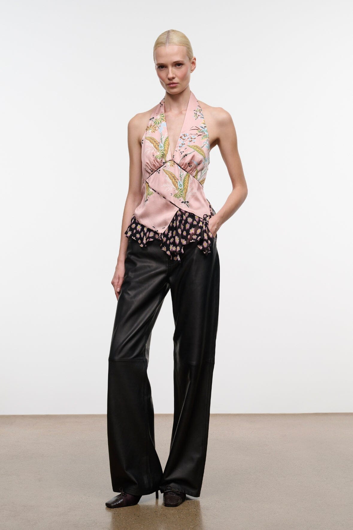 MAEVA SILK TOP | TAPESTRY ROSE MULTI
