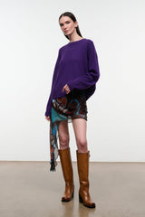 SERRANO CASHMERE RELAXED CREW | COSMOS
