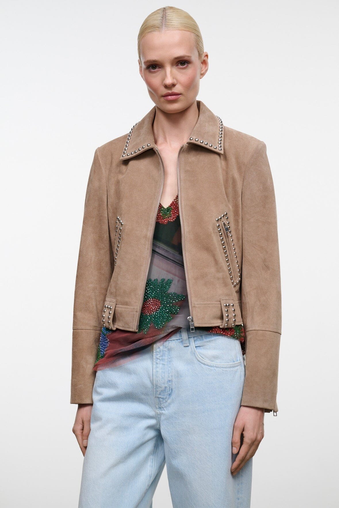 HUGO SUEDE JACKET | DUNE