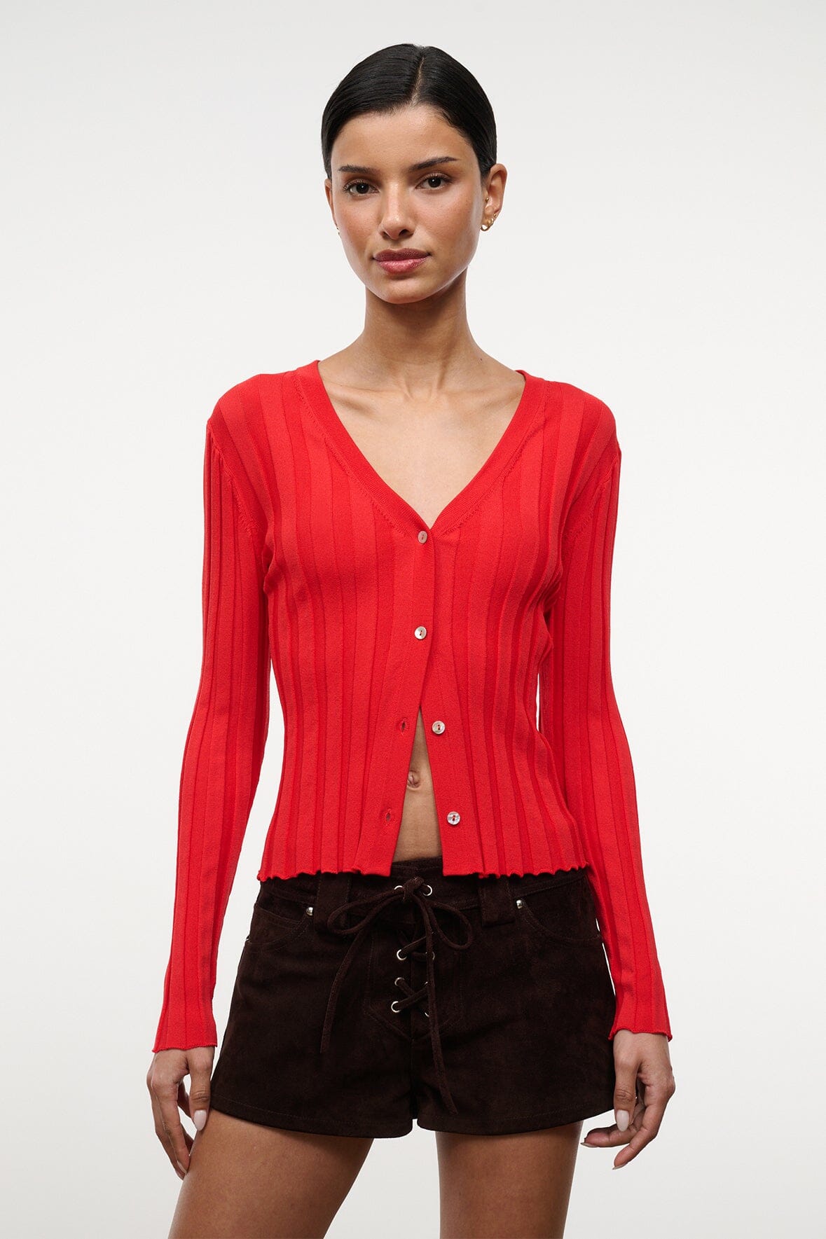 EZRA CARDIGAN | TOMATO