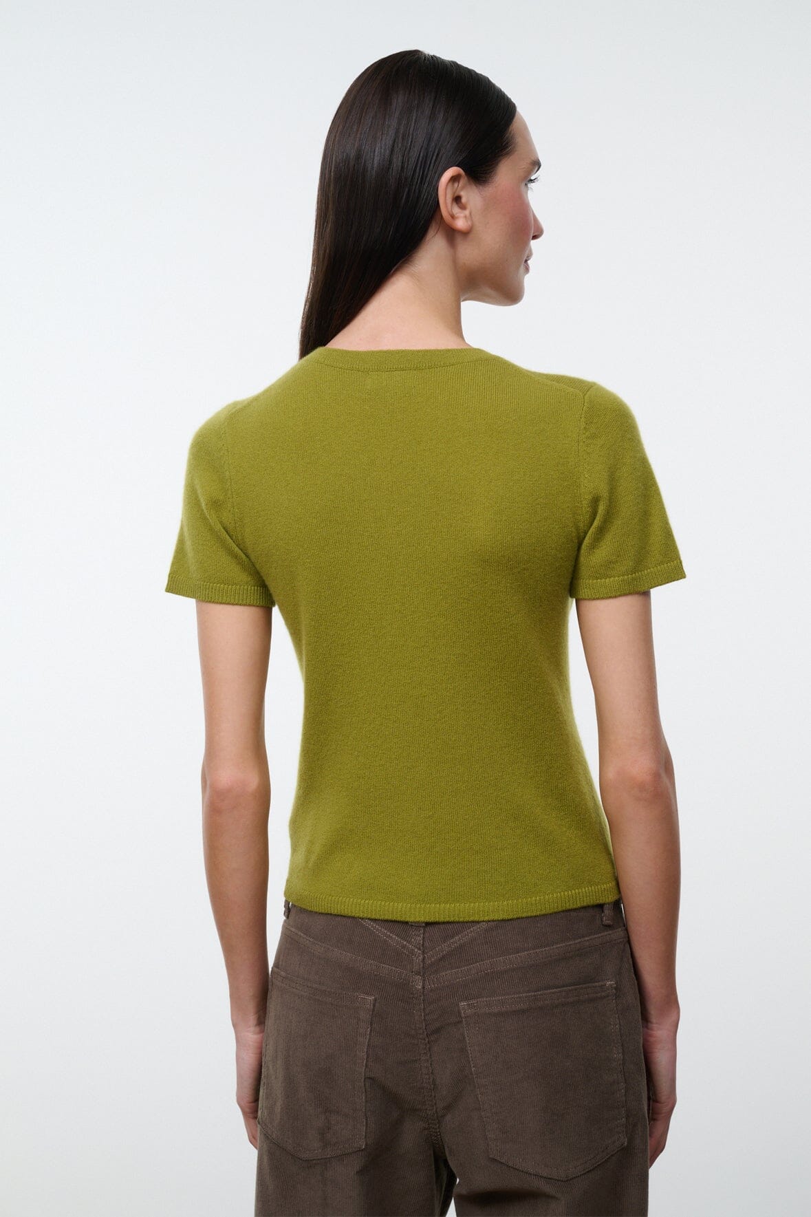 EASY CASHMERE TEE | PEAR