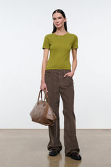 EASY CASHMERE TEE | PEAR