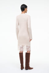 WILLOW SWEATER DRESS | ECRU