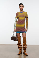 DILLON DRESS | CIGAR SONOMA STRIPE