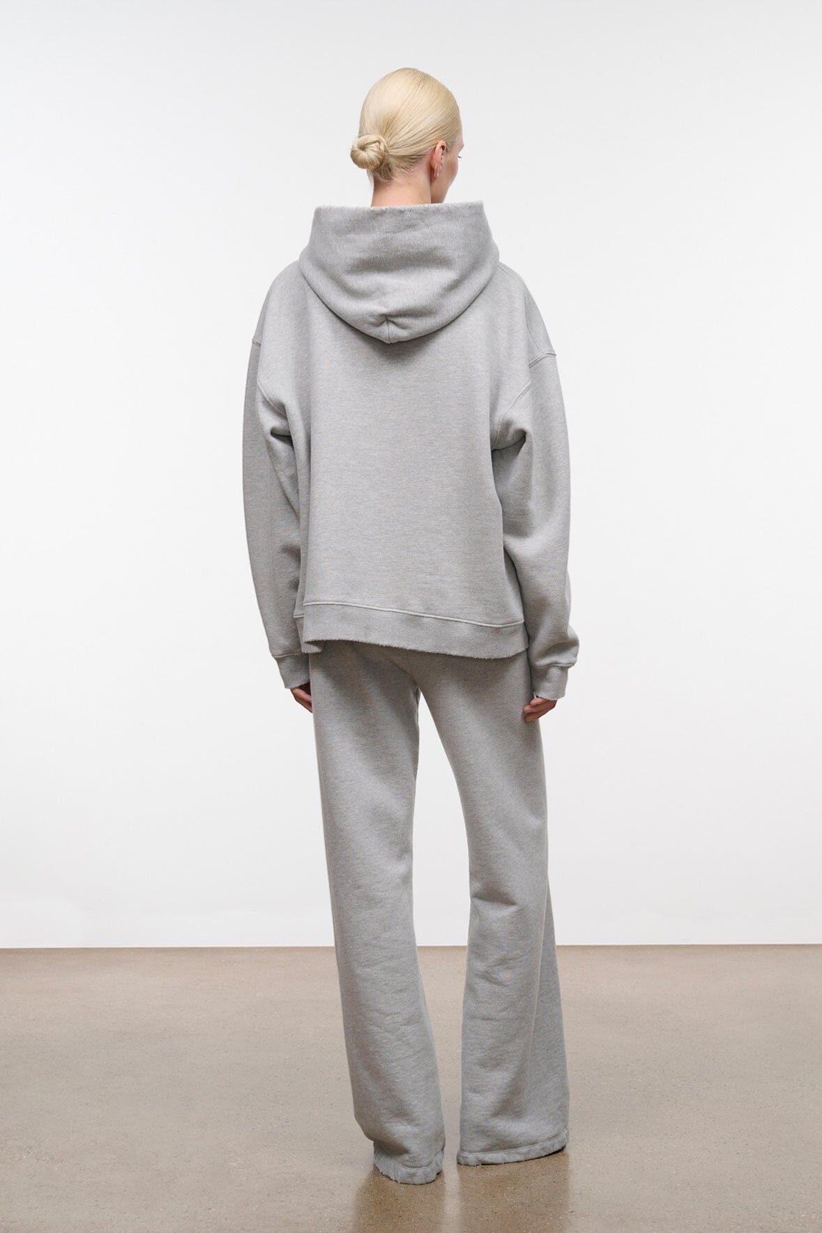 LOUNGE TERRY HOODIE | HEATHER GREY