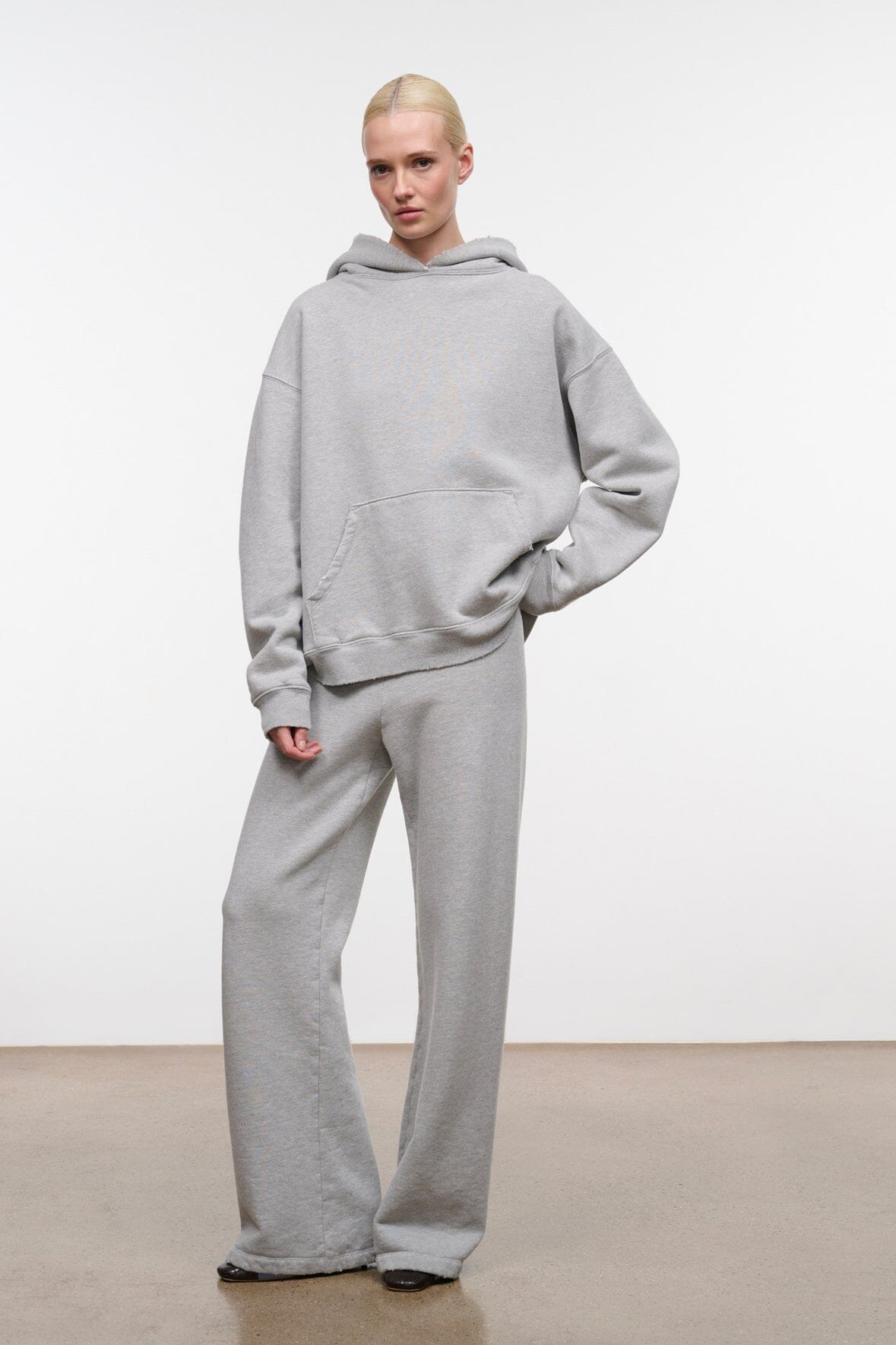 STROLL TERRY PANT | HEATHER GREY