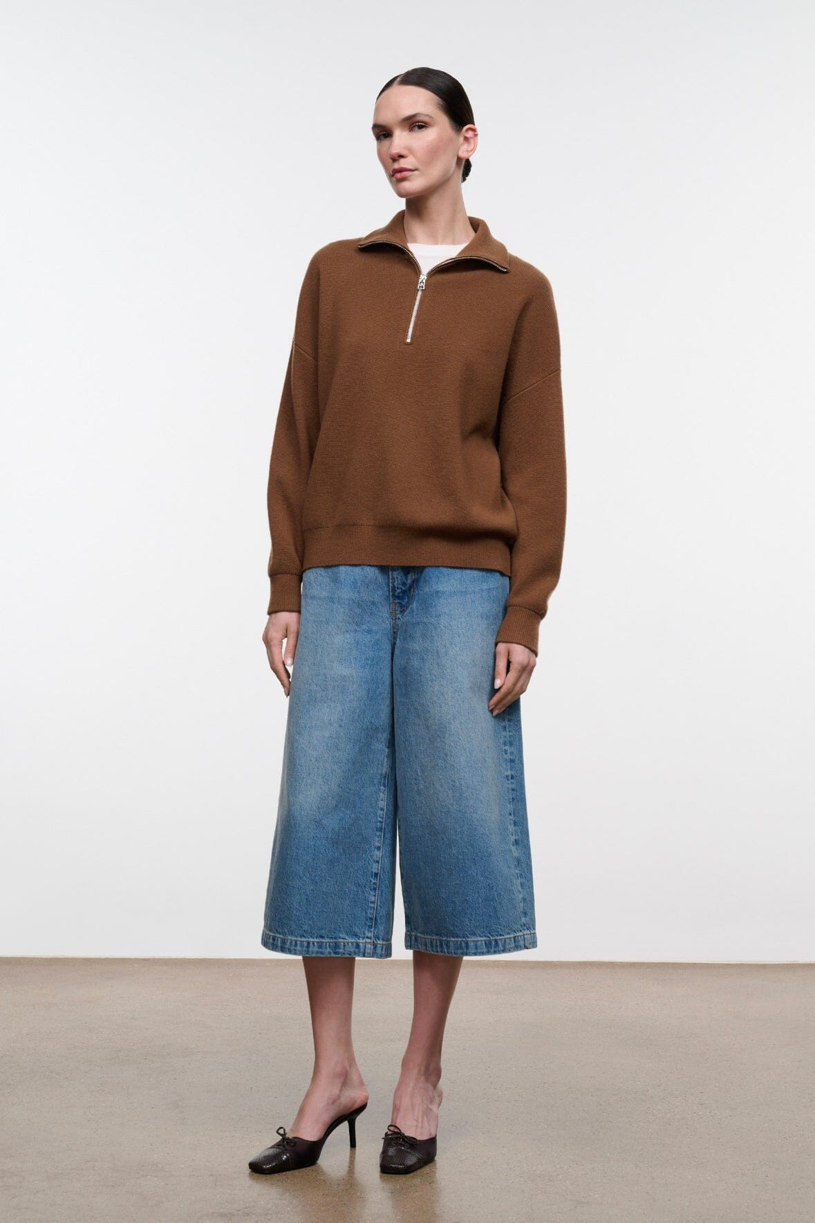 HUDSON CASHMERE SWEATER | CIGAR