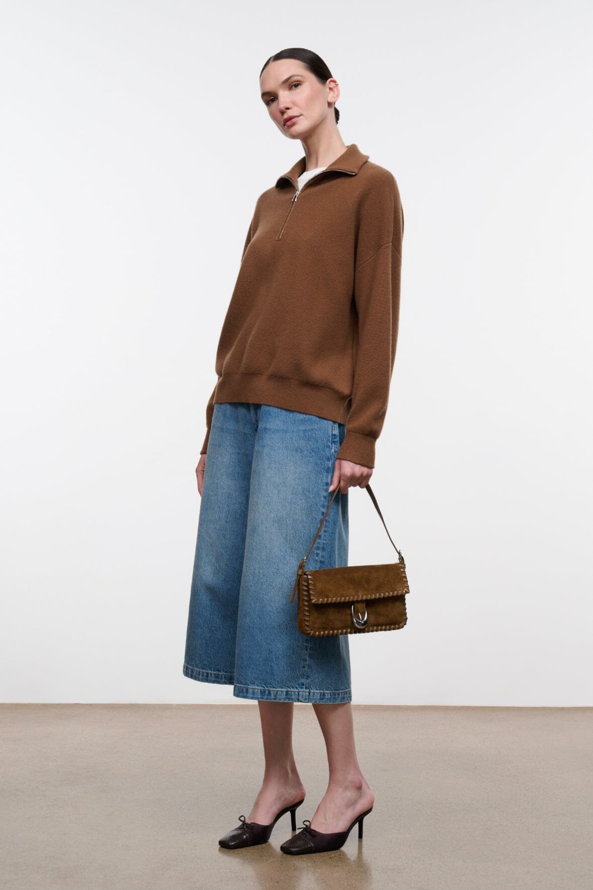 HUDSON CASHMERE SWEATER | CIGAR