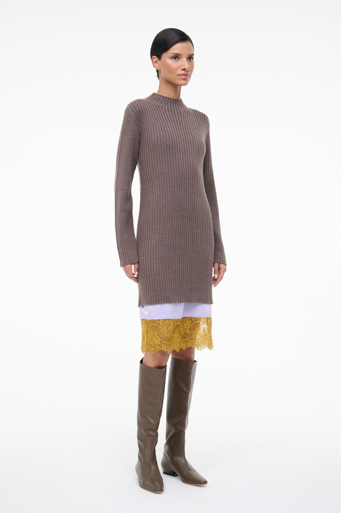 WILLOW SWEATER DRESS | TRUFFLE