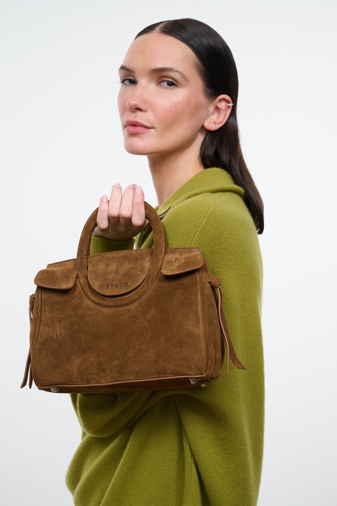 MAUDE MINI CARRYALL | CIGAR