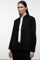 MYLES SHIRT JACKET | BLACK
